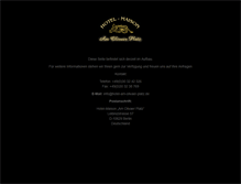 Tablet Screenshot of hotel-am-olivaer-platz.de